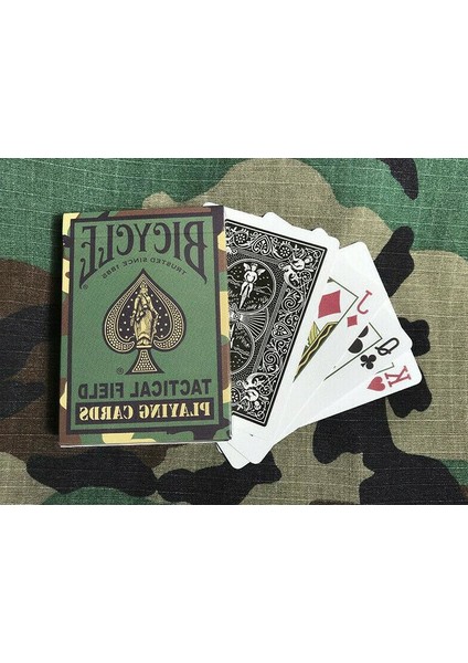 Bicycle Taktik Alan Green Oyun Kartı Destesi Orman Yeşili indirimleri