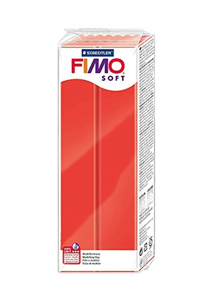 Fimo Soft Polimer Kil 454 g Indian Red