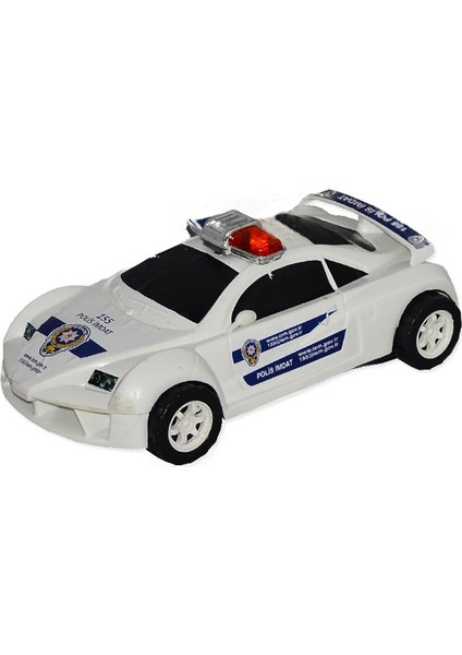 Poşette Sürtmeli Polis Arabası Beyaz