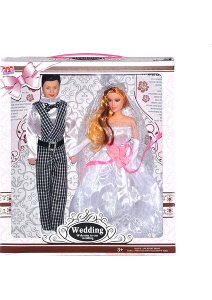 Wedding Gelin Damat Lüx Bebek Set