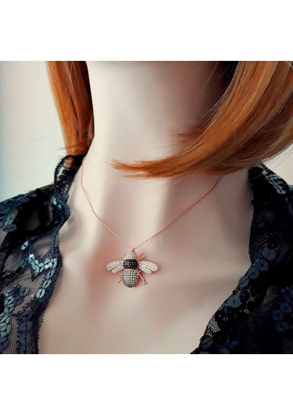 Arı Kolye _rose