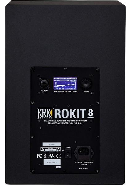 Rokit RP8 G4 8 Inch Near-Field Aktif Stüdyo Monitörü (Siyah)