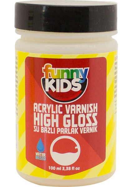 Su Bazlı Parlak Vernik 100 ml