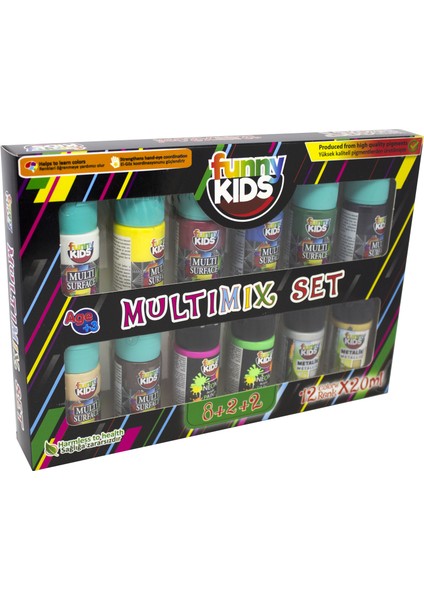 8+2+2 Multimix Set 12 Renk x 20 ml