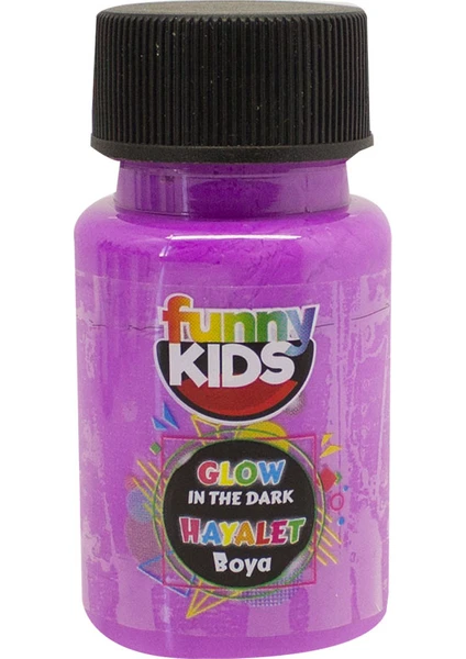 Funny Kids Glow In The Dark Hayalet Boya 50 cc - 4486 Mor