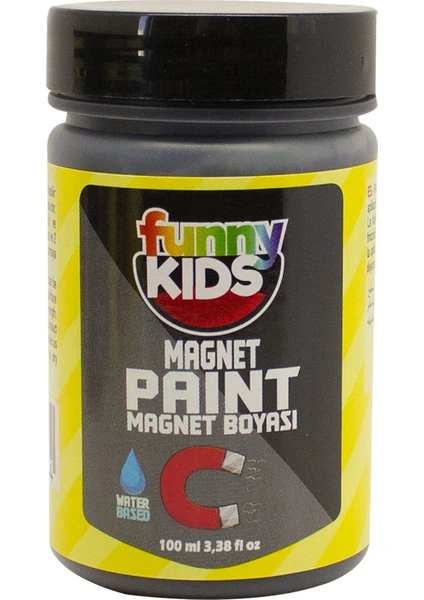 Funny Kids Magnet Boyası Siyah 100 ml