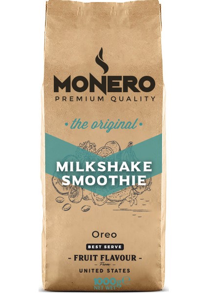 Oreolu Milkshake Smoothie 1000 gr