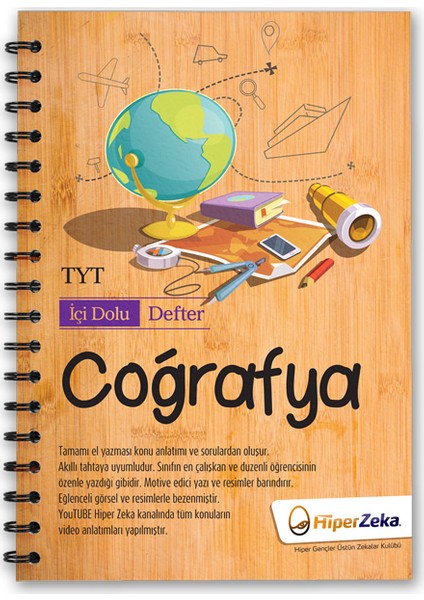 İçi Dolu Defter YKS - TYT Coğrafya