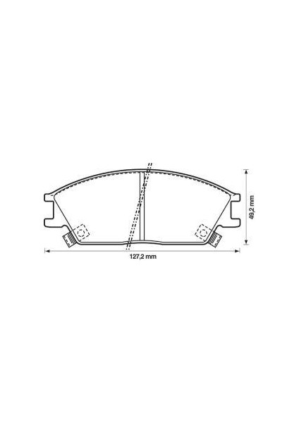 Fren Balatası Ön Accent 94-05 Excel 90-94 Getz 2002-