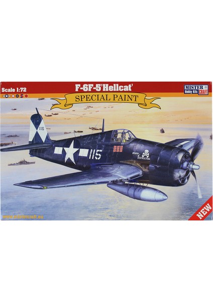 Mister Craft D-262 1/72 F-6F-5 Hellcat Savaş Uçağı Maketi