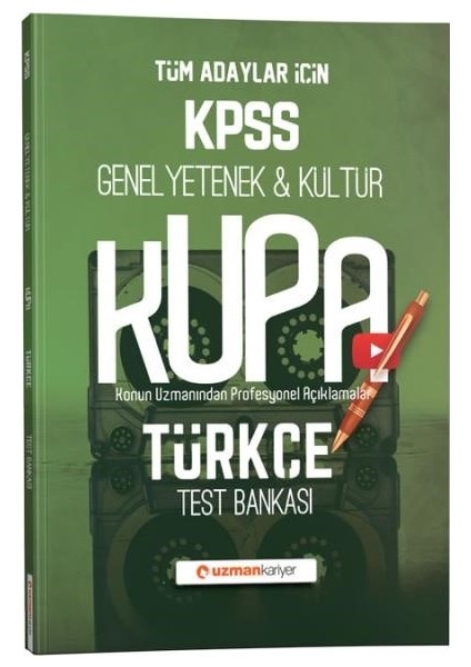 Uzman KPSS Kupa Konu Konu Test Bankası Türkçe 2020 Yeni