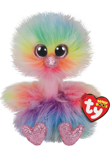 TY Beanie Boos Deve Kuşu Asha Peluş 15 cm