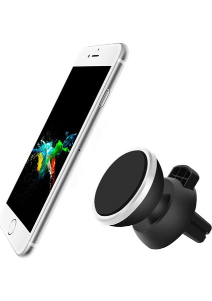 Mıknatıslı (Izgara) Gri Araç İçi Telefon Tutucu