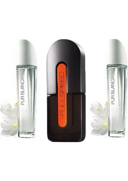 Pur Blanca Edt 50 Ml Bayan 2 Adet +Full Speed Edt 75 Ml Erkek