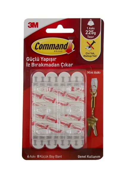 Command Askı Mini 17006 225 g Taşır