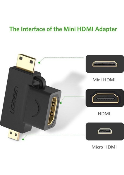 Micro Mini HDMI Dönüştürücü Adaptör