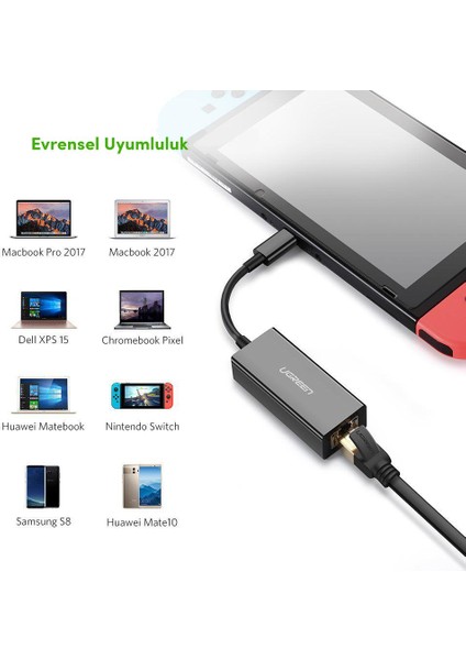 Type-C Ethernet Adaptörü