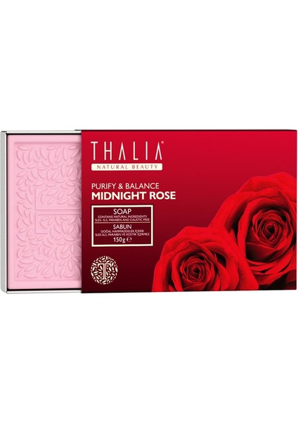 Arındırıcı Midnight Rose (Gülsuyu) Özlü Doğal Katı Sabun – 75 gr x 2
