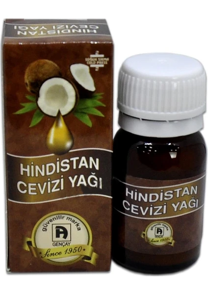 Hindistan Cevizi Yağı ''Soğuk Sıkım'' 20 cc