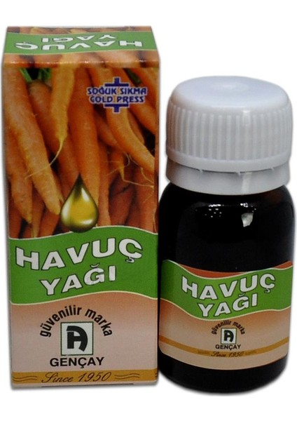 Havuç Yağı ''Soğuk Sıkım'' 20 cc