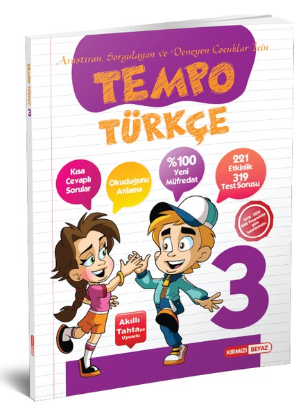 Kırmızı Beyaz Yayınlar Tempo Türkçe 3.Sınıf