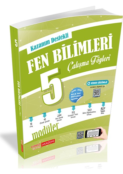 Kazanım Destekli Fen Bilimleri Çalışma Föyleri 5.Sınıf