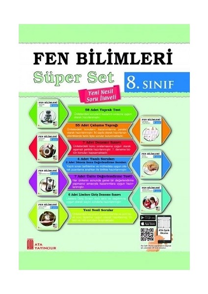 8. Sınıf Fen Bilimleri Set