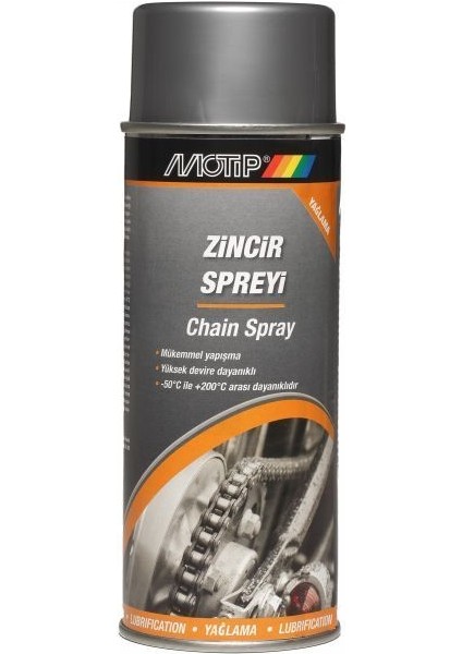 Motip Motosiklet Zincir Spreyi 400 Ml.