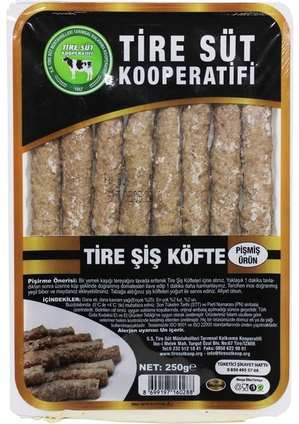 Tire Süt Kooperatifi Tire Şiş Köfte 250 gr