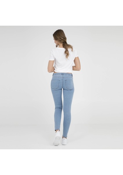 Vmjulia Flex İt Mr Slim Jegging Gu103 Jeans Kadın Kot Pantolon 10211611