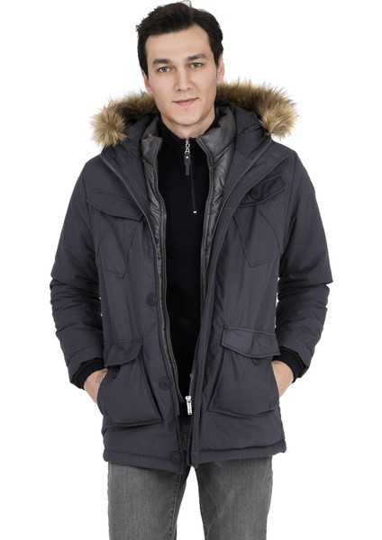 Regular Fit Erkek Mont 81007