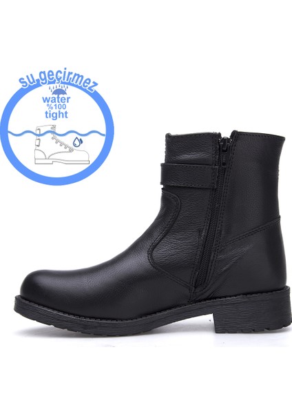 Su Geçirmez Deri Siyah Kadın Bot Z5293DS fiyatları