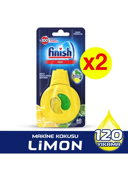 Bulaşık Makinesi Kokusu Limon 2'li Paket