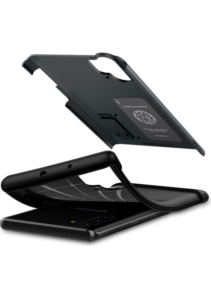 Samsung Galaxy Note 10 Plus Kılıf Slim Armor Metal Slate - 627CS27538