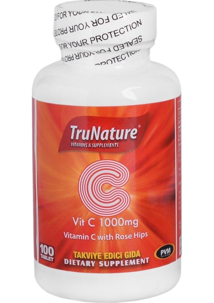 VİTAMİN C 1000 MG 100 TABLET