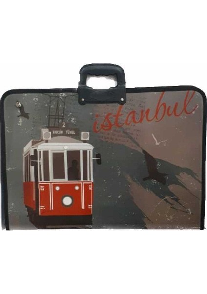 38 x 53 Desenli Resim Çantası Proje Çantası