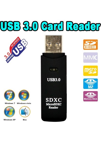 SRF-6909 USB 3.0 Çoklu Kart Okuyucu