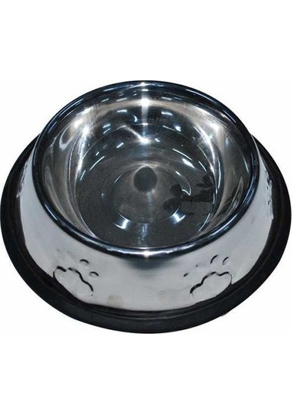 Çelik Metal Köpek Mama - Su Kabı 18 cm