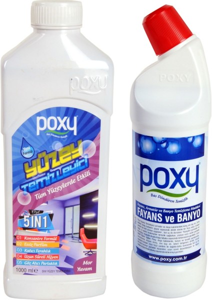 Yüzey Temizleyici 5 In 1-Mor Yuvam & Fayans ve Banyo Set - 2 lt