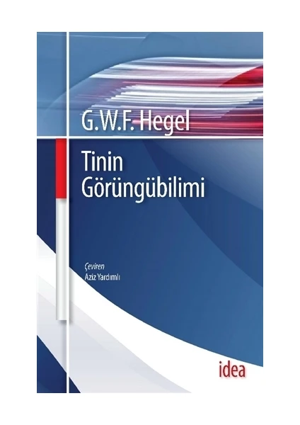 Tinin Görüngübilimi-Georg Wilhelm Friedrich Hegel