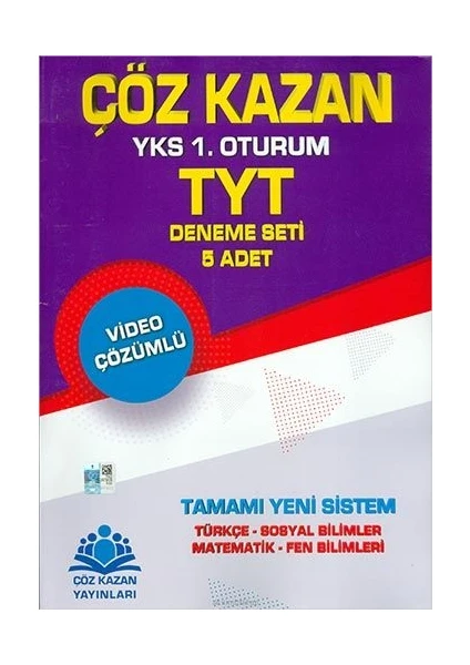 Çöz Kazan Yayınları TYT 5 li Deneme Sınavı