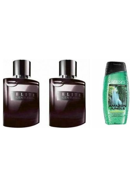 Elite Gentleman 75 ml 2 Adet + Avon Duş Jeli 250 ml