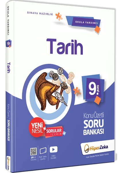 Hiper Zeka Yayınları Tarih Konu Özetli 9. Sınıf - Soru Bankası