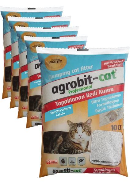 Cat Marsilya Sabun Kokulu Kedi Kumu 5 x 8,5 kg 10 l