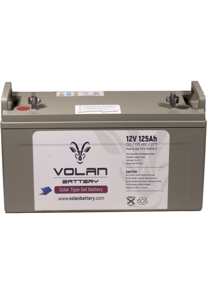 Volan Battery 12 Volt 125 Ah (Amper) Jel Akü