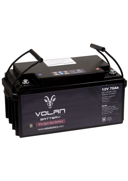 Volan Battery 12 Volt 70 Ah (Amper) Kuru Akü