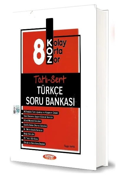 Kurmay Yayınları 8.Sınıf Tatlı-Sert Türkçe Soru Bankası-2020