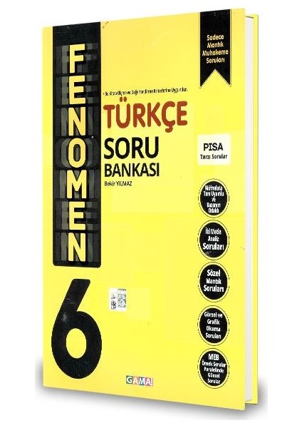 Gama Yayınları 6. Sınıf Fenomen Türkçe Soru Bankası-2020