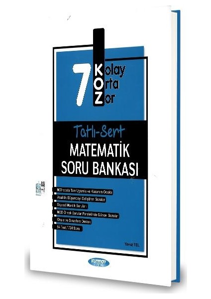 Kurmay Yayınları 7.Sınıf Tatlı-Sert Matematik Soru Bank-2020