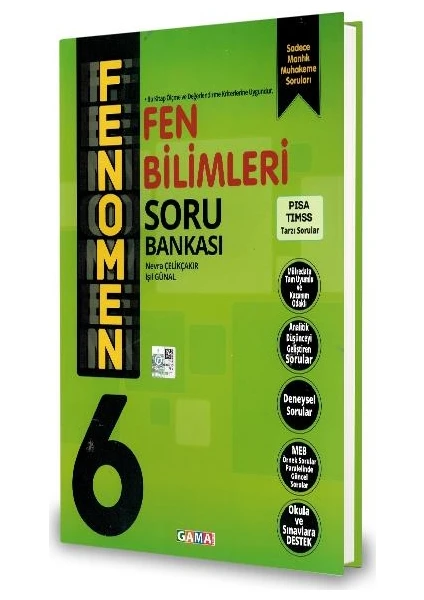 Gama Yayınları 6. Sınıf Fenomen Fen Bilimleri Soru Banka-2020